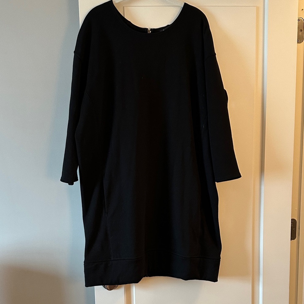 Athleta Classic Black Long Sleeve Dress